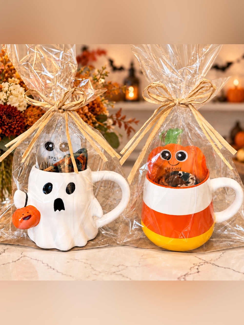 Halloween Ghost or Pumpkin Gift Set NWT (Pick One)